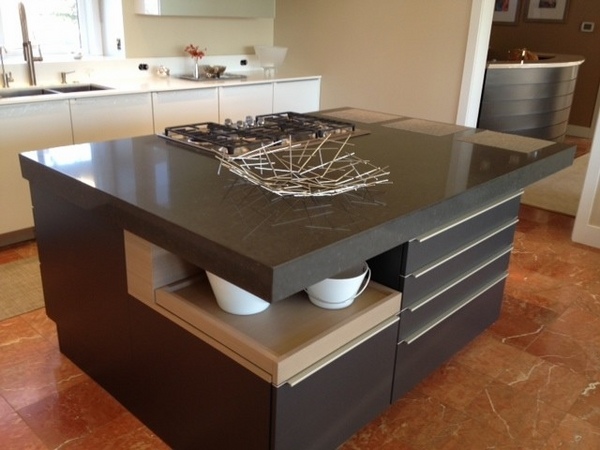 modern kitchen countertops Caesarstone countertop kitchen island designs