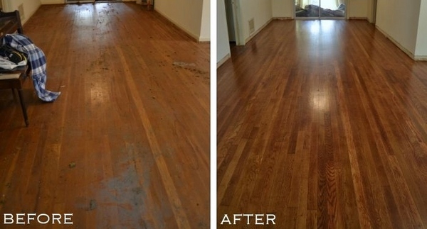 refinished hardwood before and after images useful tips