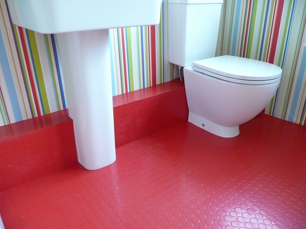 bathroom ideas bathroom decor red floor wall stripes
