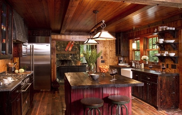 rustic kitchen design solid wood ideas
