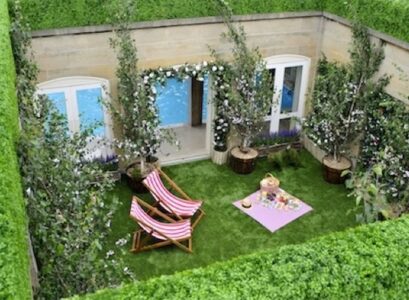spectacular-rooftop-gardens-small-garden-ideas-trees-in-pots