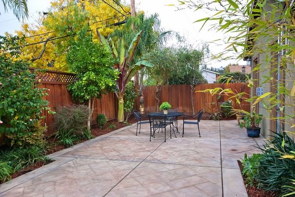  concrete patios ideas outdoor furniture privacy garden fence