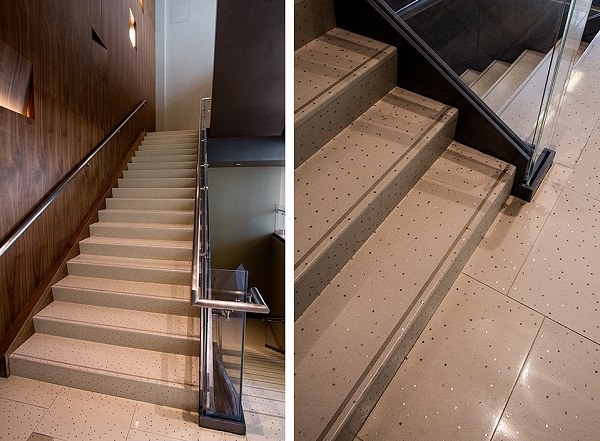 terrazzo tile flooring stairs designs modern staircase ideas