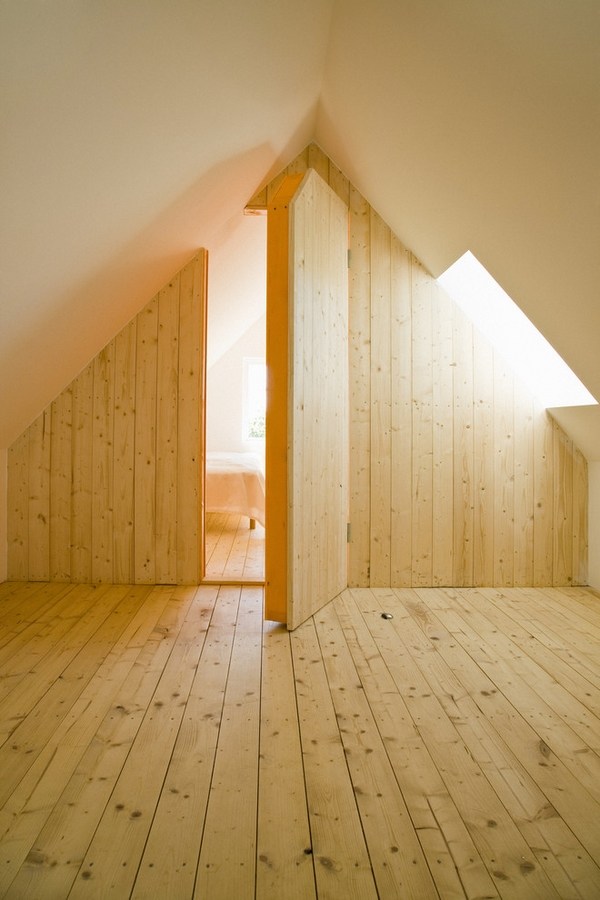 unfinished hardwood wood walls attic remodel ideas