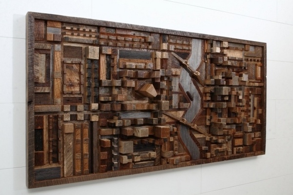  reclaimed wood natural materials modern art home decorating ideas