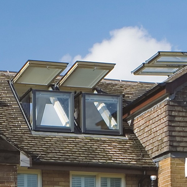 Velux cabrio modern home slope roof window 