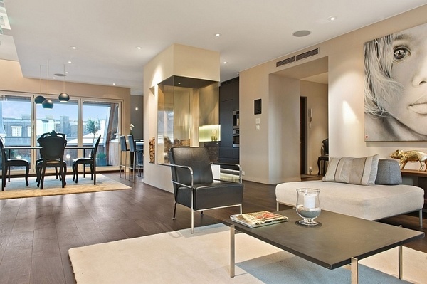 Chic loft apartment interior design ideas contemporary style furniture