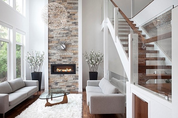 Modern fireplace design ideas contemporary house design living room