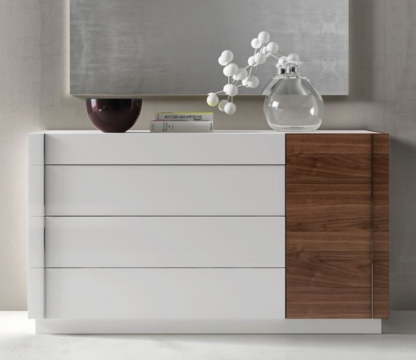Modern white dresser walnut accent white bedroom furniture modern furniture design