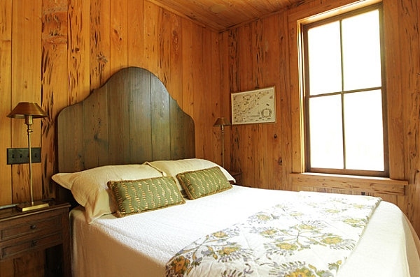 ideas natural wood walls wooden headboard