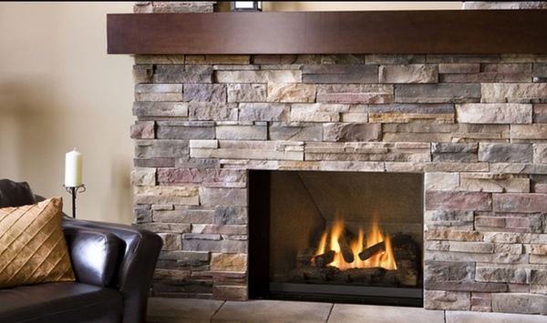 Stone fireplaces natural stone decorating facing