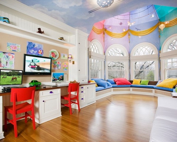 Creative And Eye Catching Design Ideas For Kids Bedroom Ceilings