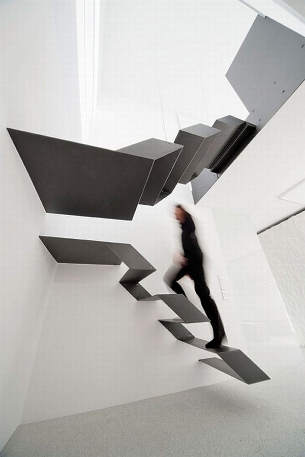 black and white floating staircase spectacular staircase design