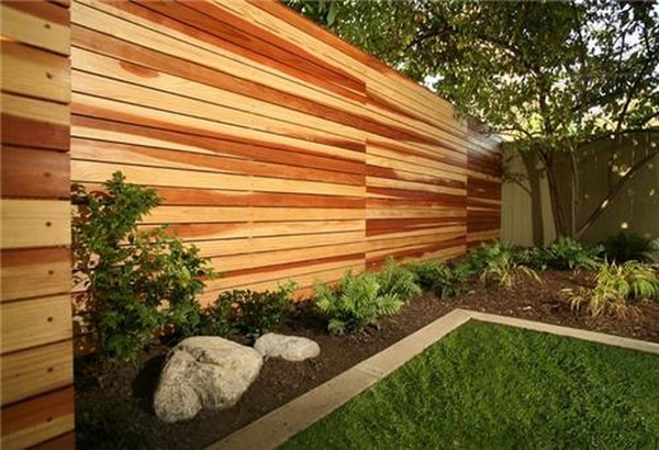 contemporary patio design modern wooden fencing privacy screens