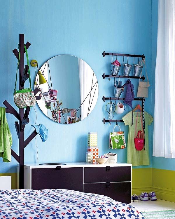 cool ideas teen girl bedroom decor hat stand tree round wall mirror