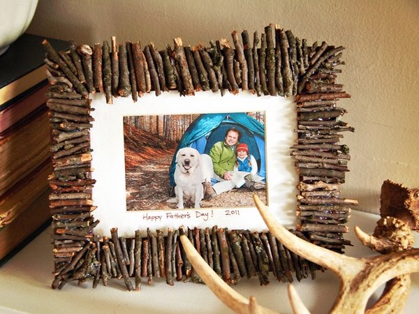 cool DIY twigs fathers day gift ideas