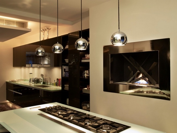 elegant kitchen design kitchen  modern pendant lamps