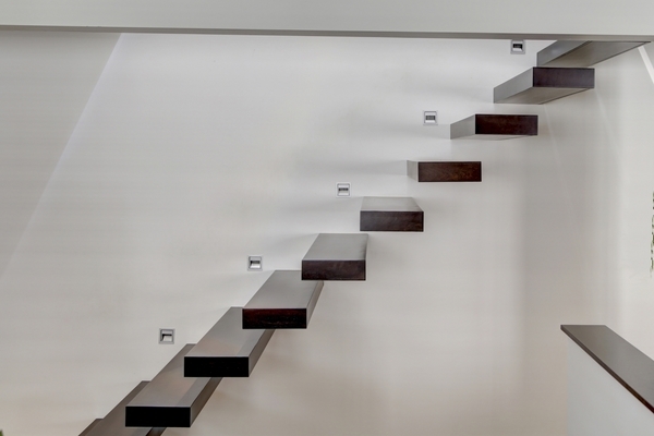floating stairs interior staircase ideas wall light