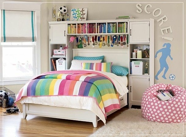 fresh teen girls bedroom ideas white furniture colorful bedroom decoration