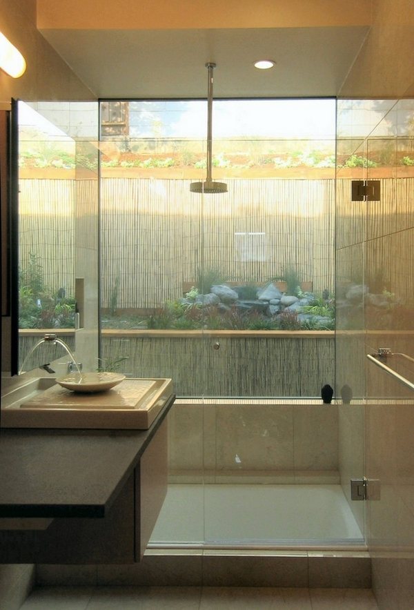 Japanese bathroom design - the exotic beauty of minimalism