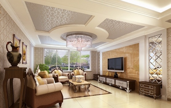 home decoration ideas classic ceiling design big chandelier