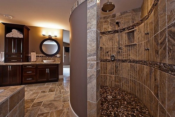 master bathroom ideas contemporary doorless shower ideas