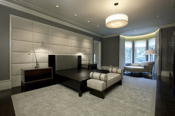 mens bedroom ideas elegant grey decor modern lighting decorative wall panels