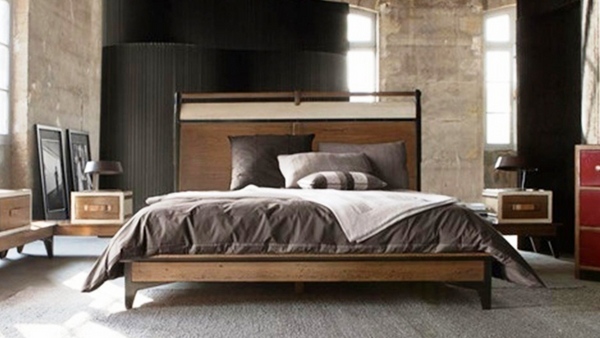  grey brown colors modern bedroom 