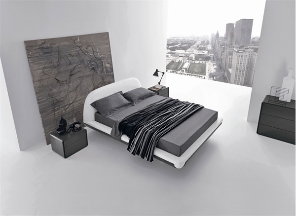 minimalist-bedroom-design-ideas-white-bedroom-ideas-gray-black-decorative-accents