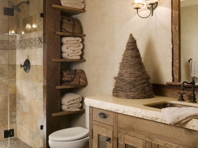 Rustic Decor In The Bathroom Possible Or Impossible