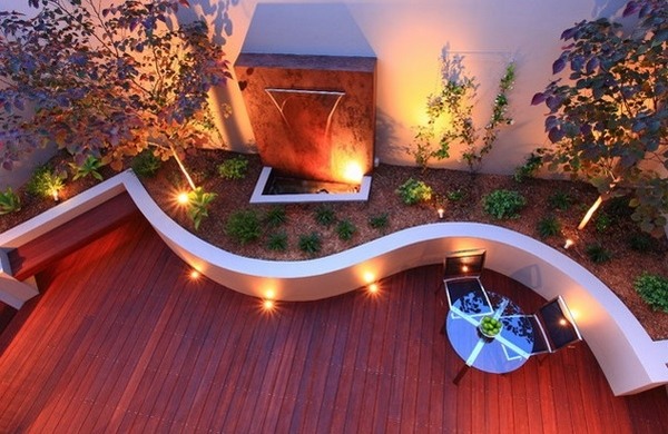 modern patio deck lights outdoor lighting ideas