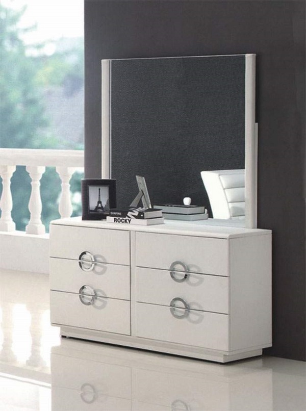 modern-white-dresser-bedroom-decor-ideas-trendy-wall-color-dark-gray