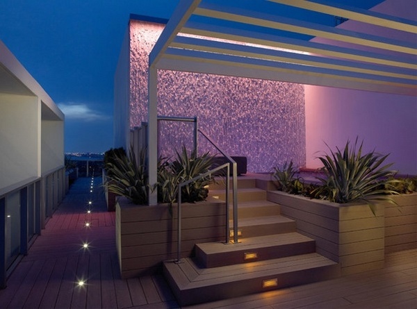 outdoor lighting ideas modern deck lighting ideas step lights