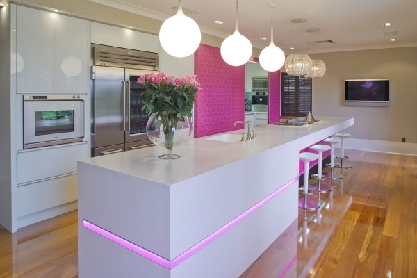 pendant lights for kitchen pink led lighting
