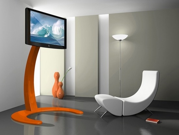 plasma tv stand minimalist futuristic design living room furniture