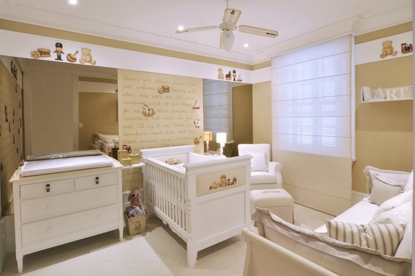 small nursery room furniture white furniture beige wall color