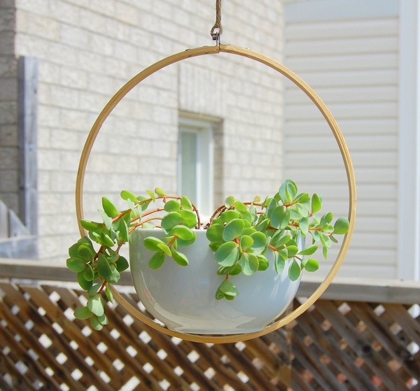 space saving ideas garden hanging planter