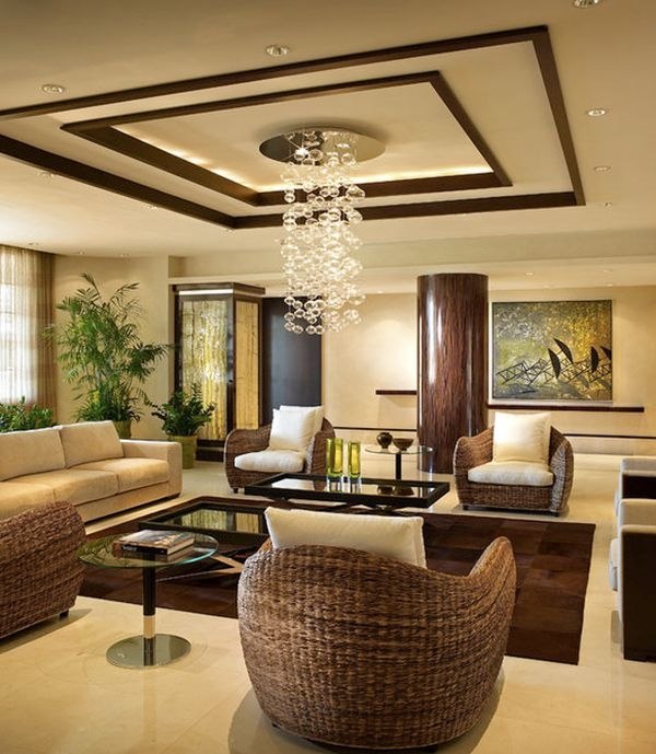 spectacular ceiling design living room decor ideas beige brown colors