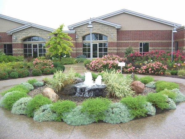water features landscape ideas fountain front yard landscaping