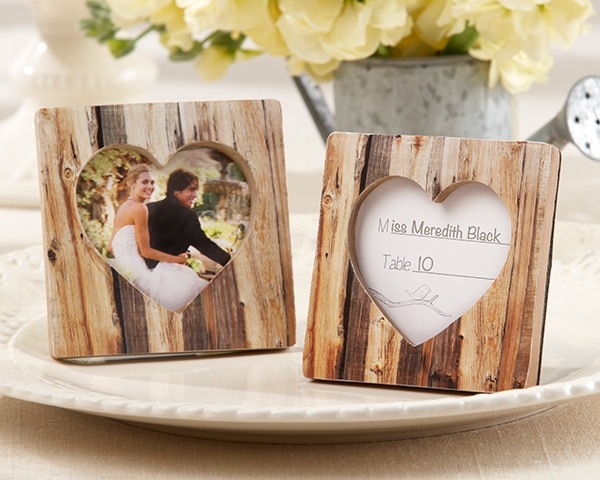 wedding table decorating heart guest gift