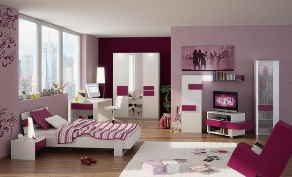 white bedroom furniture teen girl bedroom design ideas pink purple wall color