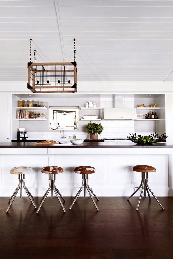 white kitchen design ideas dark hardwood floor kitchen island stools