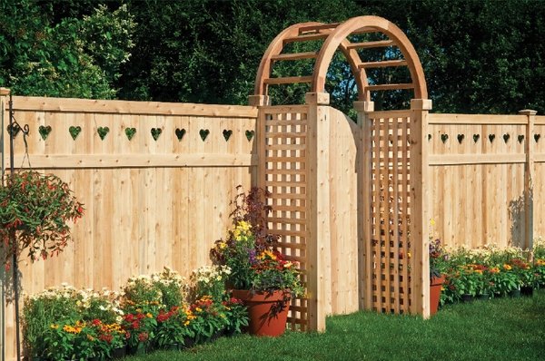 wood fencing ideas garden decoration trelis garden design ideas