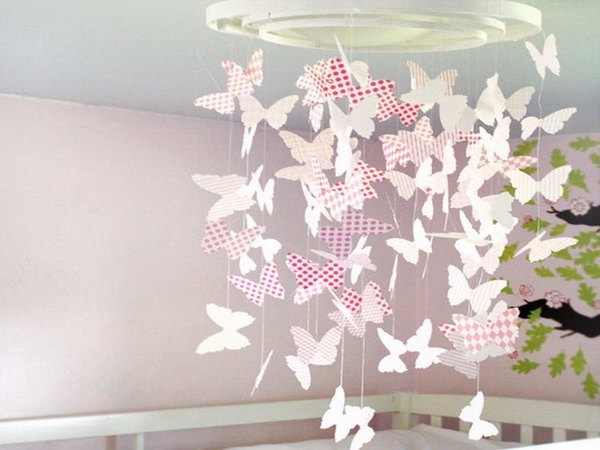 decor baby room decorating ideas paper crafts butterflies