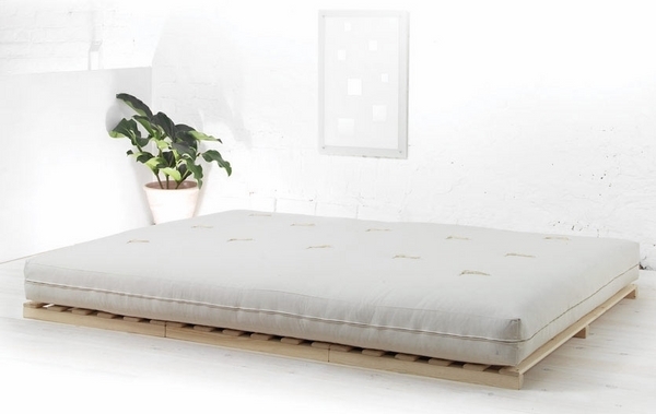 DIY wooden bed futon mattress wooden bed frame