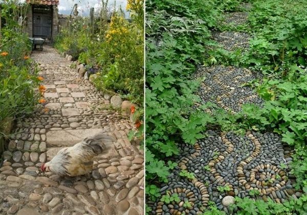 Garden-design-ideas-country-style-pebble-paths