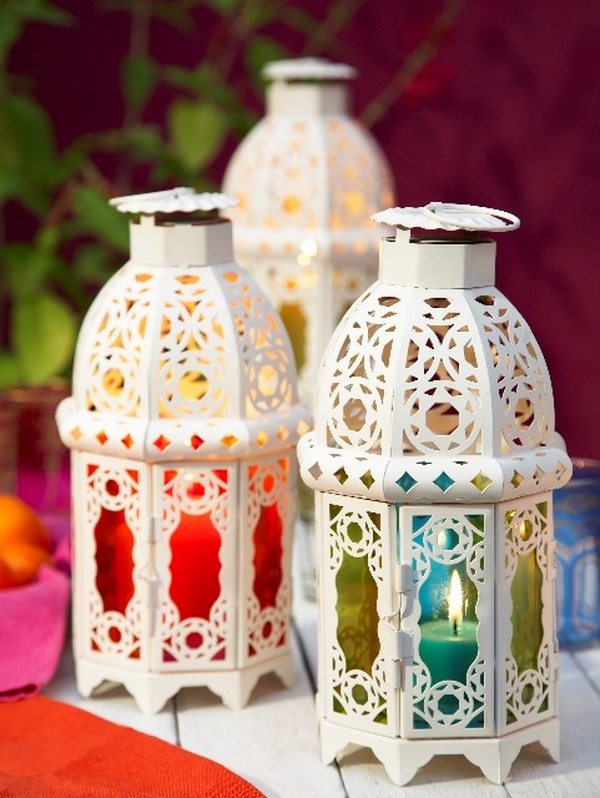 Moroccan-lanterns-garden-decoration-ideas-candle-lanterns-table-decor