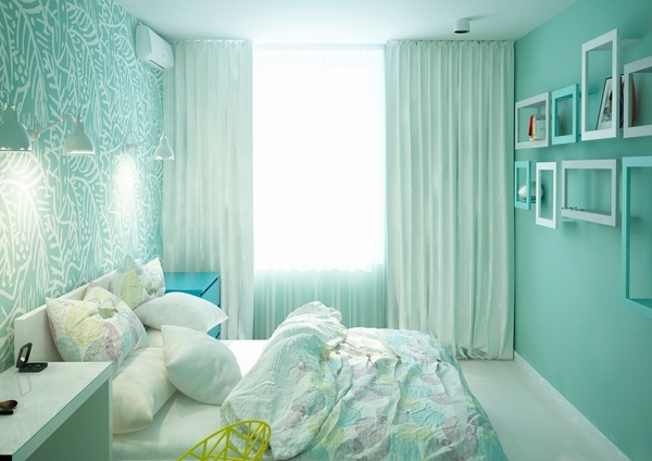 Pastels decoration contemporary bedroom design ideas