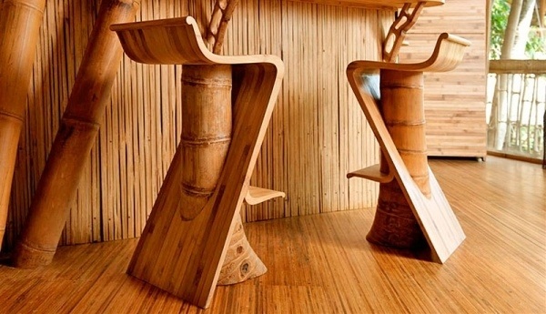 bamboo furniture design bar stools