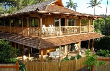 bamboo-house-design-ideas-tow-storey-house-bamboo-fence